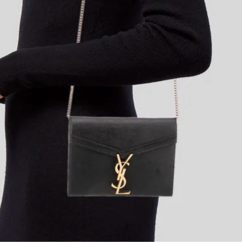 YSL Leather Cassandre